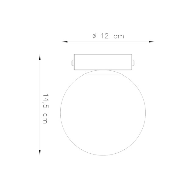 Plafonnier Velaeon 1 blanc