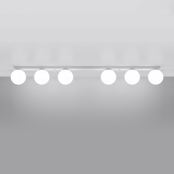 Plafonnier Velaeon 6 blanc