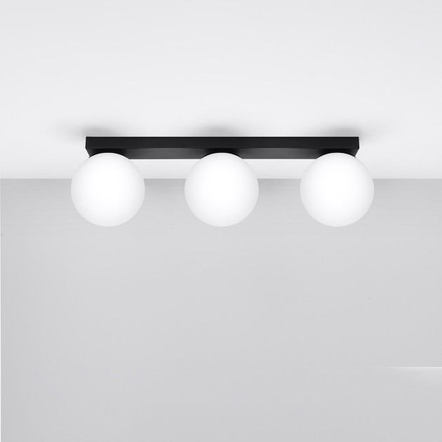 Plafonnier Velaeon 3 noir