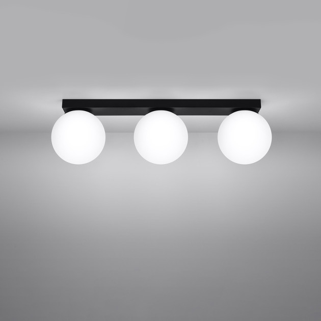 Plafonnier Velaeon 3 noir