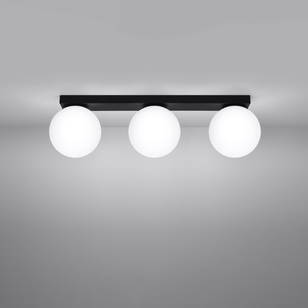 Plafonnier Velaeon 3 noir