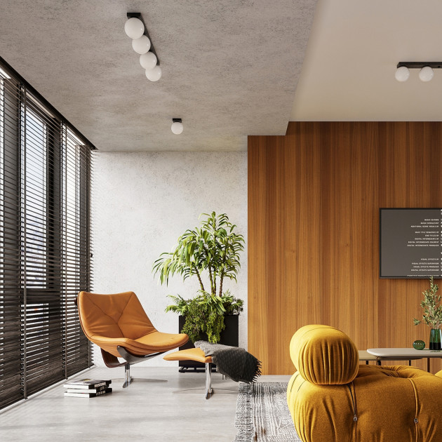 Plafonnier Velaeon 3 noir