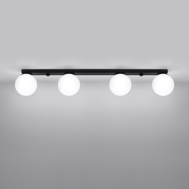 Plafonnier Velaeon 4 noir