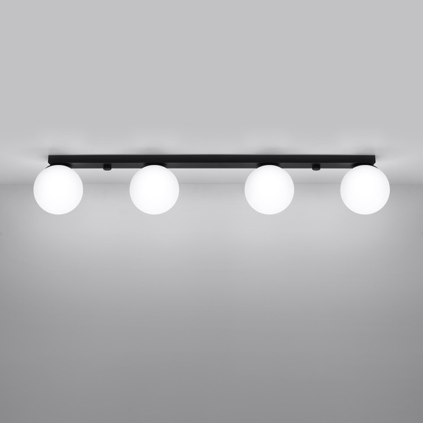 Plafonnier Velaeon 4 noir