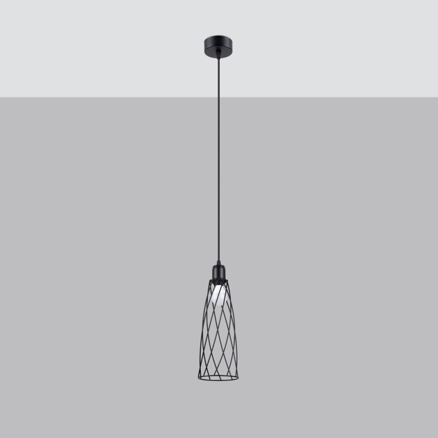 Lampe suspendue Aureays 1 noir