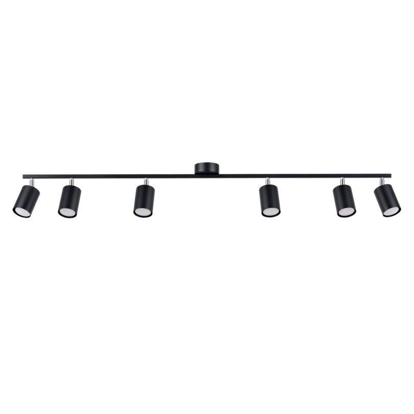 Plafonnier Noraera 6L noir