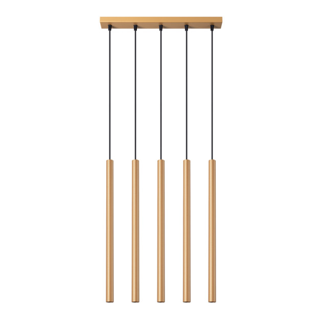 Lampe suspendue Noraaeen 5L or