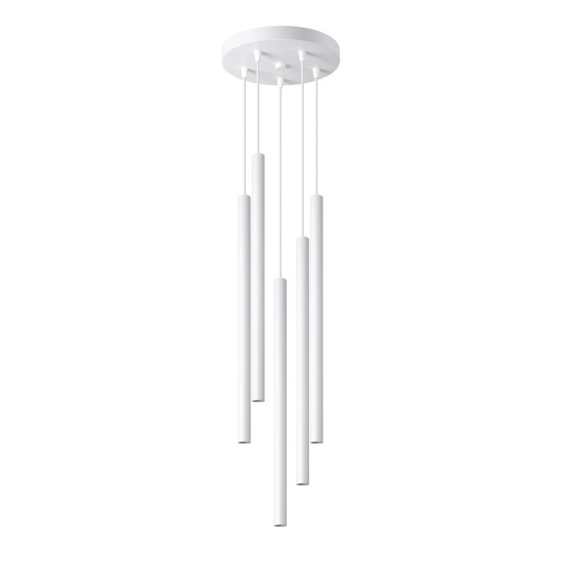 Lampe suspendue Noraaeen 5P blanc