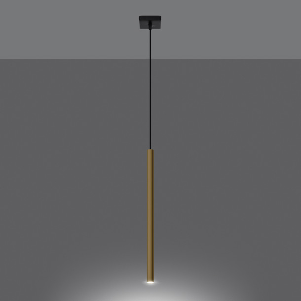 Lampe suspendue Noraaeen 1 or poli