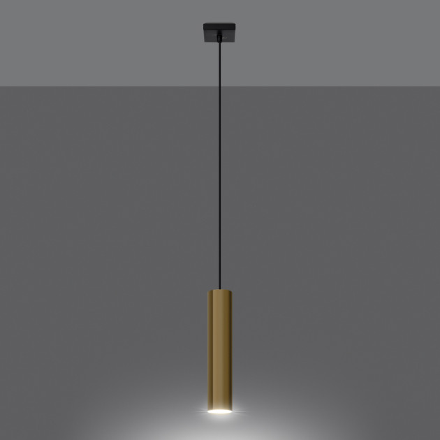 Lampe suspendue Noraaena 1 or poli