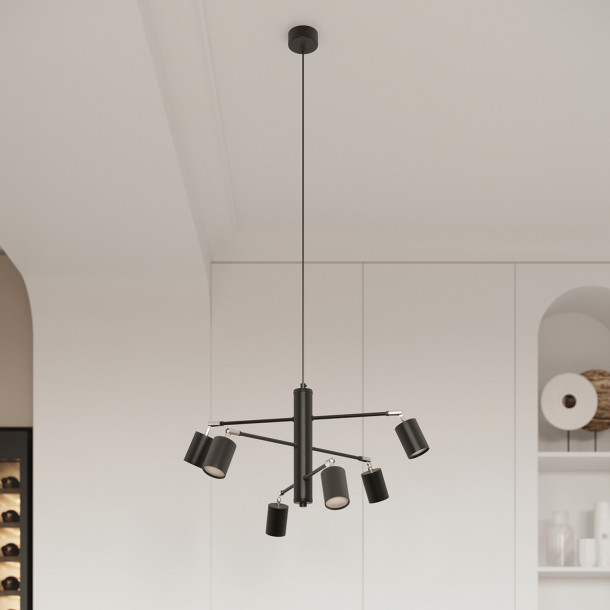 Lustre Noraera 6 noir