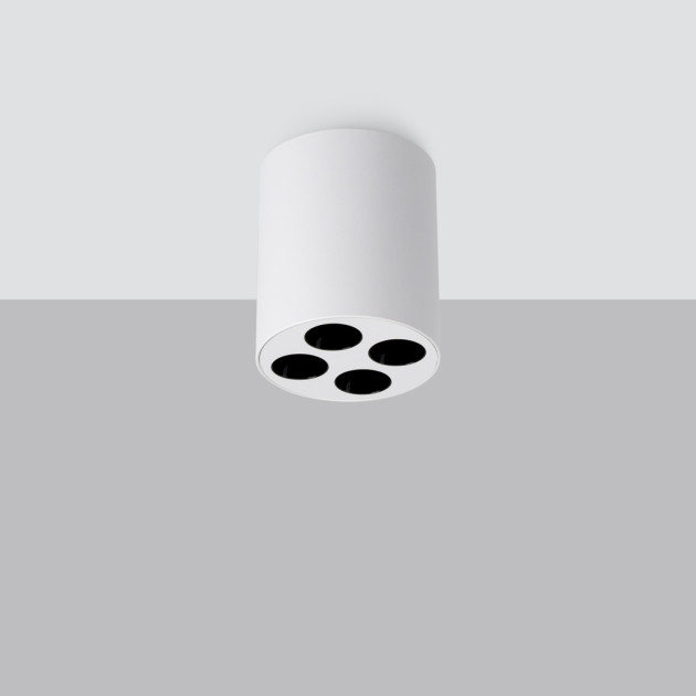 Plafonnier Noraiea blanc LED
