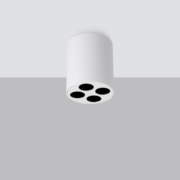 Plafonnier Noraiea blanc LED