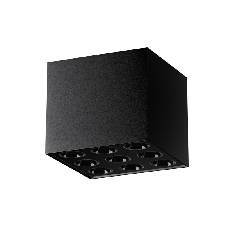 Plafonnier Aureaeis noir LED