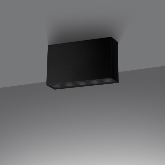 Plafonnier Aureaela noir LED