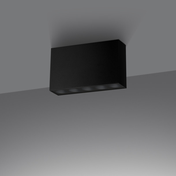 Plafonnier Aureaela noir LED