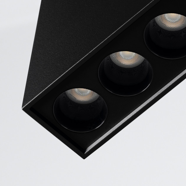 Plafonnier Aureaela noir LED