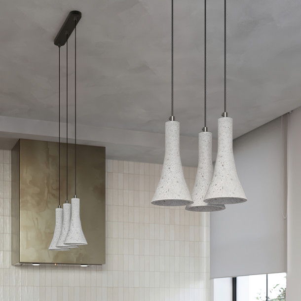 Lampe suspendue Lumiaon 1 béton