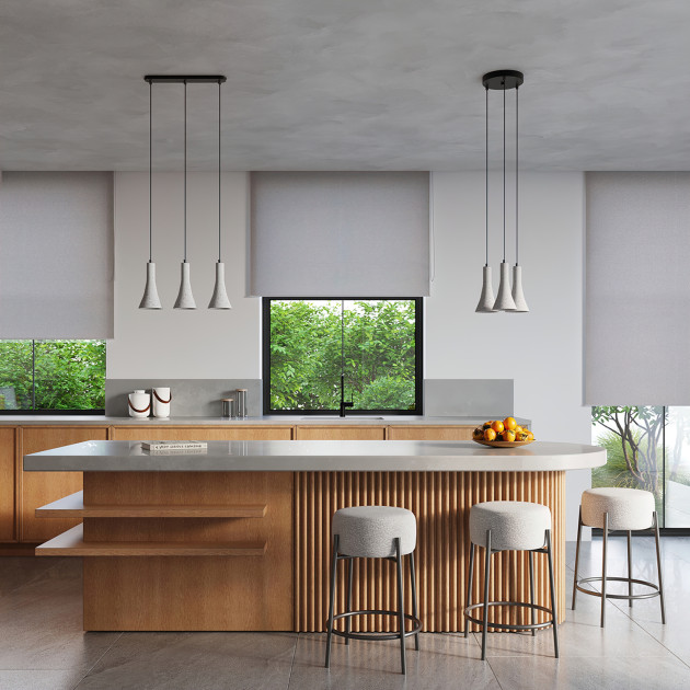 Lampe suspendue Lumiaon 1 béton
