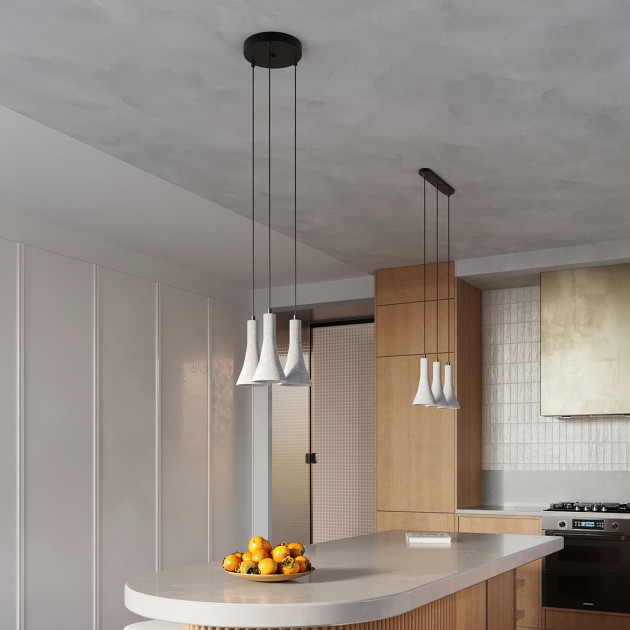 Lampe suspendue Lumiaon 1 béton