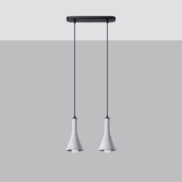 Lampe suspendue Lumiaon 2 béton