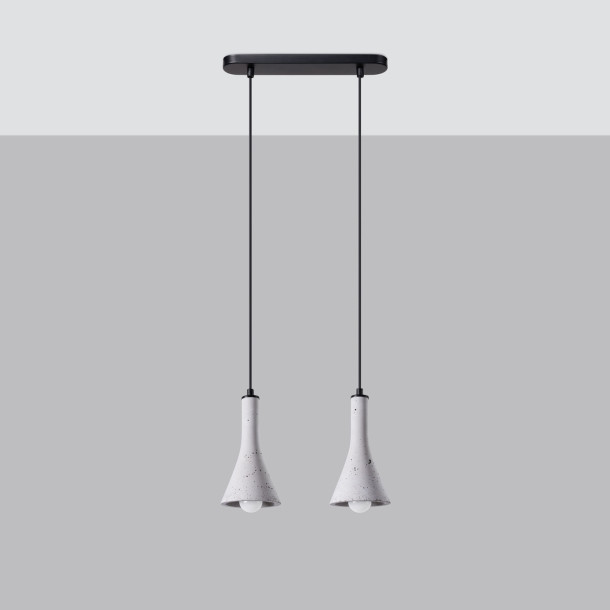 Lampe suspendue Lumiaon 2 béton