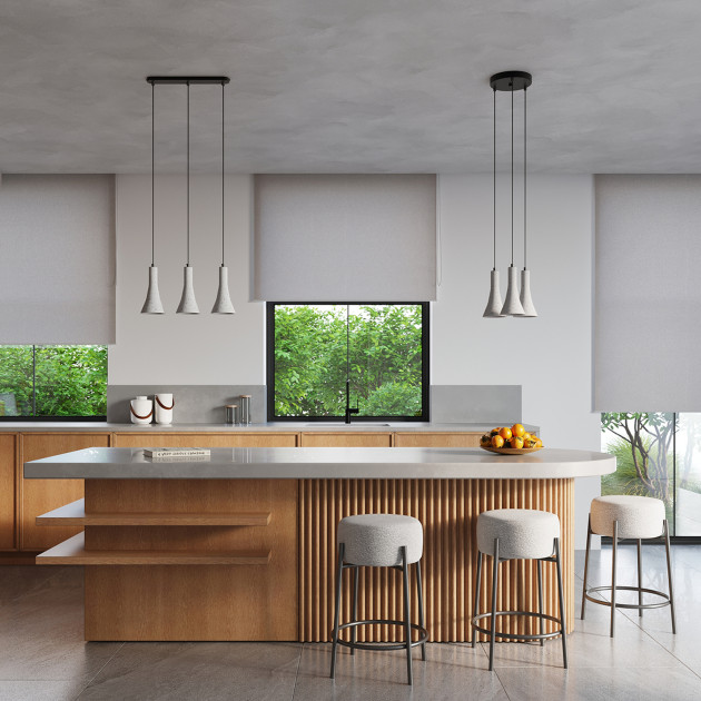 Lampe suspendue Lumiaon 2 béton