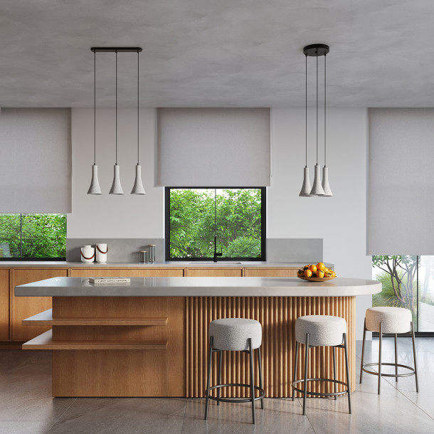 Lampe suspendue Lumiaon 2 béton