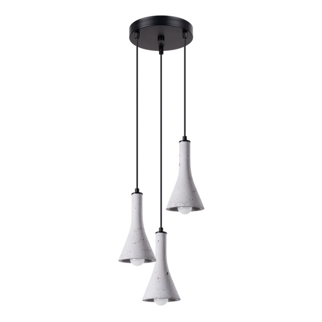 Lampe suspendue Lumiaon 3P béton