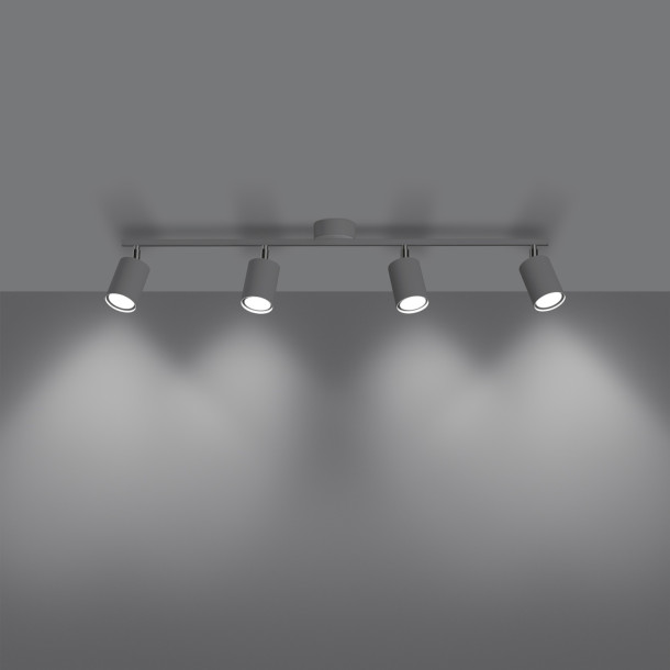 Plafonnier Noraera 4L blanc