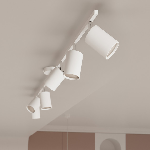 Plafonnier Noraera 4L blanc