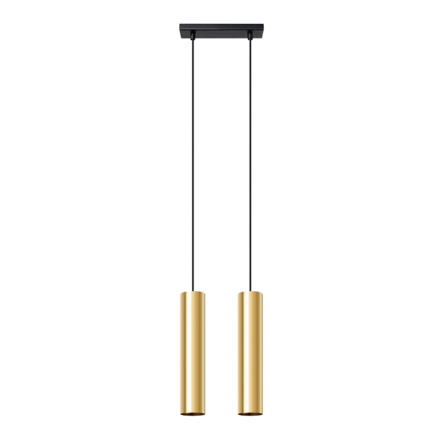 Lampe suspendue Noraaena 2 or poli