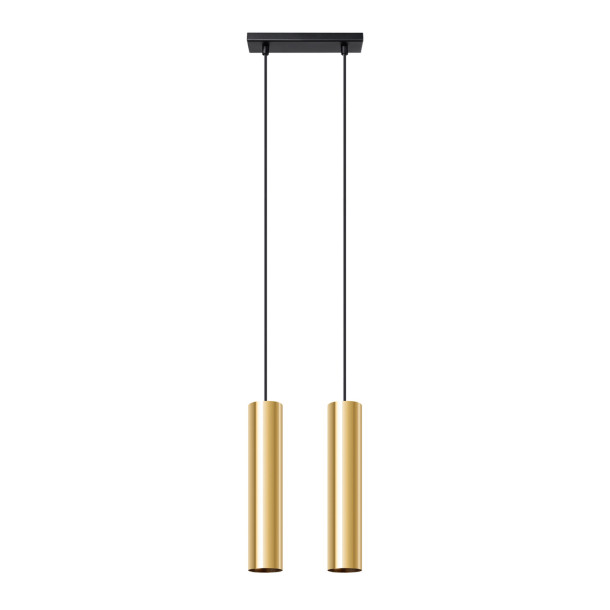 Lampe suspendue Noraaena 2 or poli
