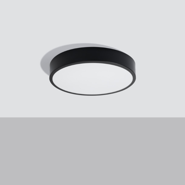 Plafonnier Elaar 40 noir LED 3000K