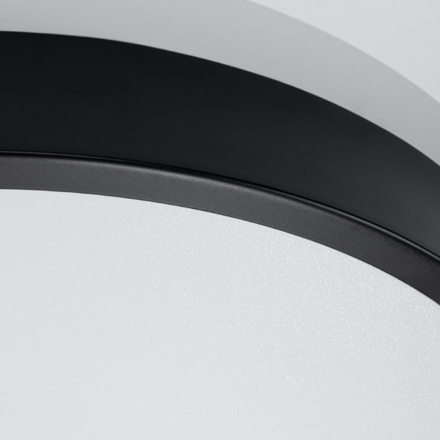 Plafonnier Elaar 40 noir LED 3000K