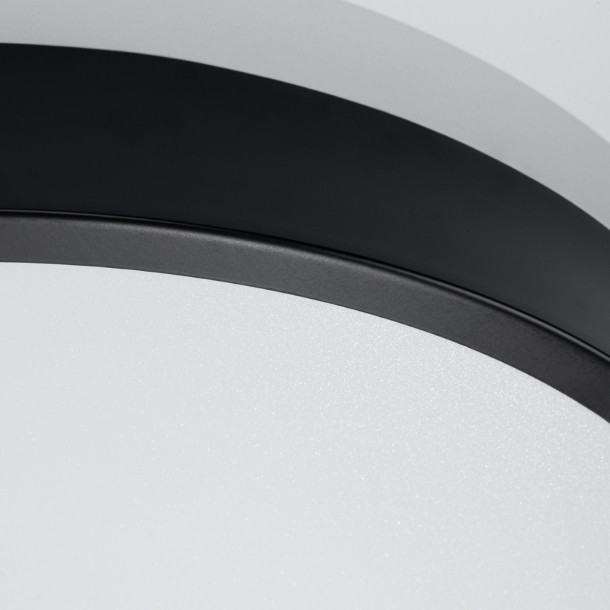 Plafonnier Elaar 40 noir LED 3000K