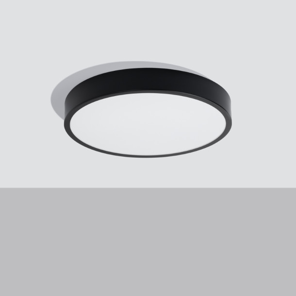 Plafonnier Elaar 50 noir LED 3000K