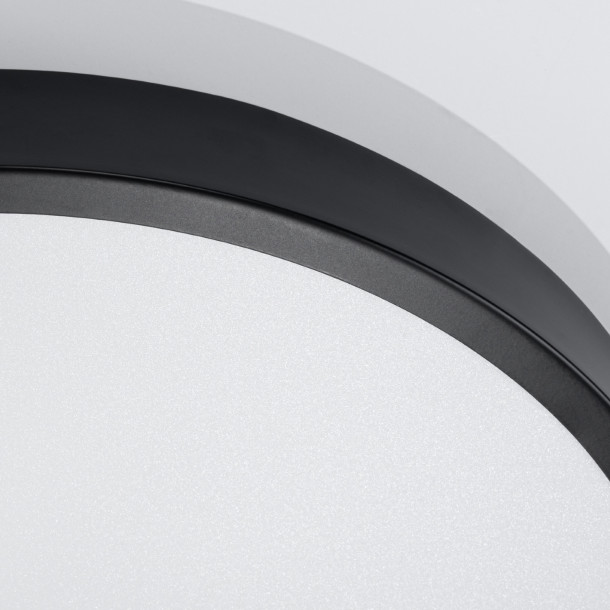 Plafonnier Elaar 50 noir LED 3000K