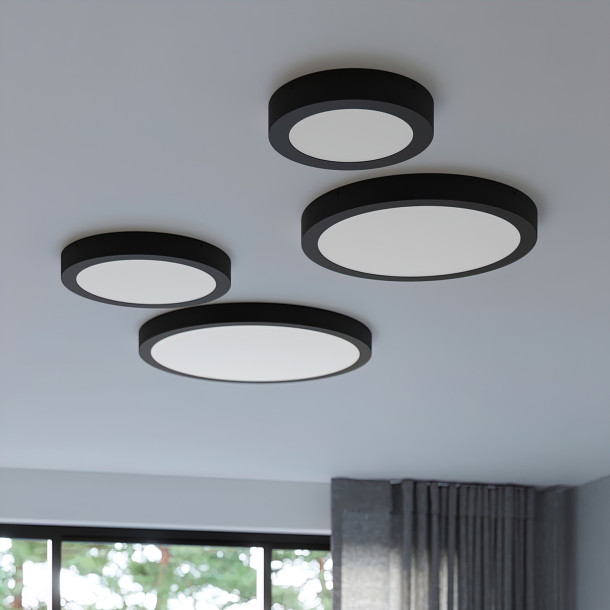 Plafonnier Elaar 50 blanc LED 3000K