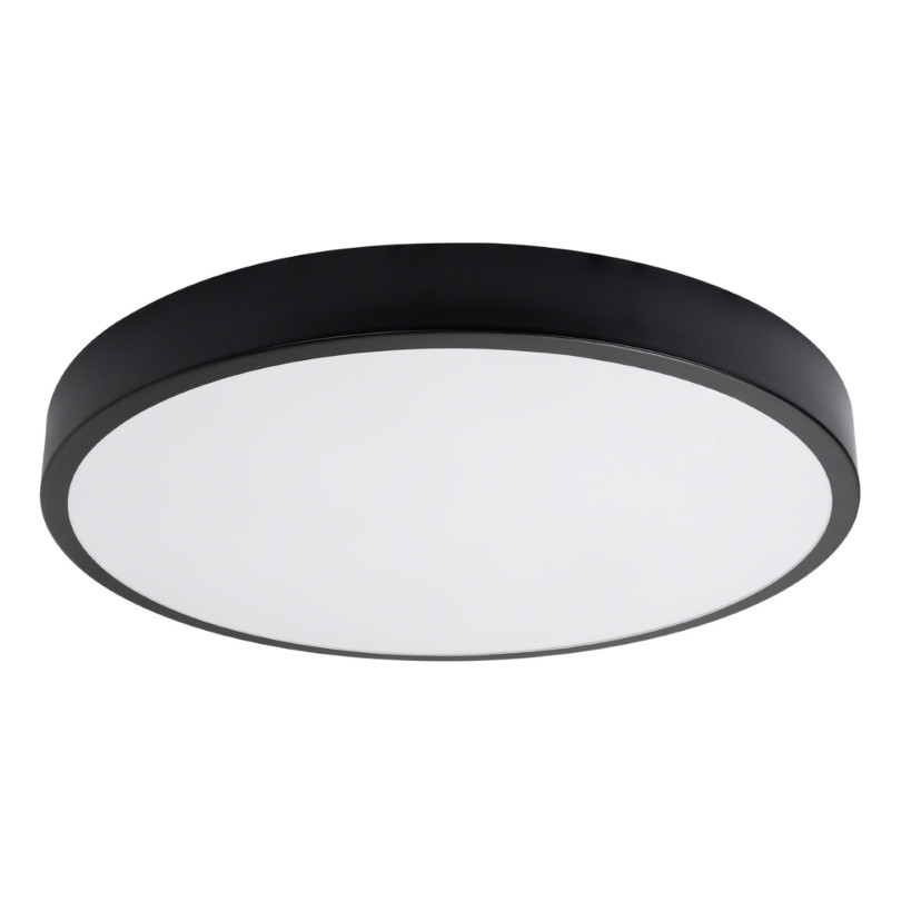 Plafonnier Elaar 60 noir LED 3000K