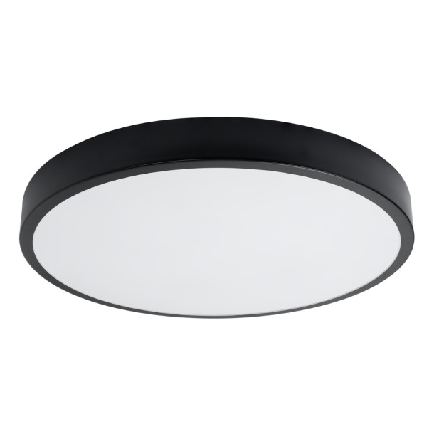 Plafonnier Elaar 60 noir LED 3000K