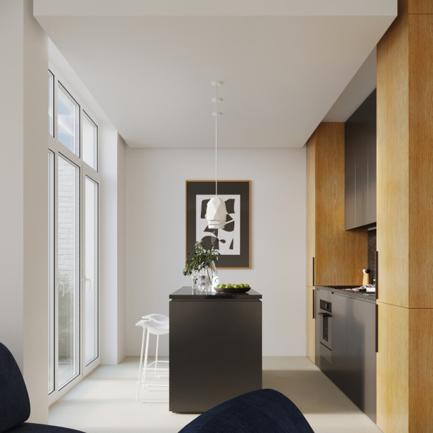 Lampe suspendue en céramique Lineaola