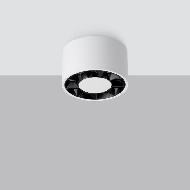 Plafonnier Noraeis blanc LED