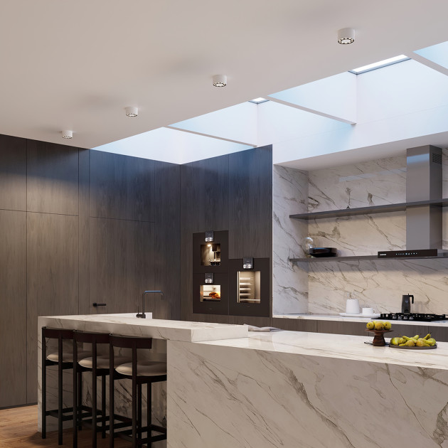 Plafonnier Noraeis blanc LED