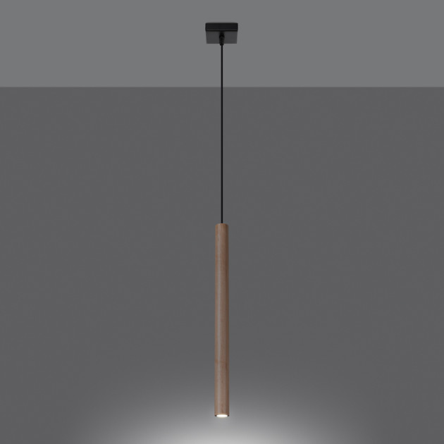 Lampe suspendue Noraaeen 1 bois