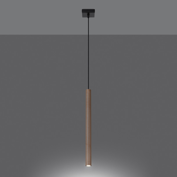 Lampe suspendue Noraaeen 1 bois