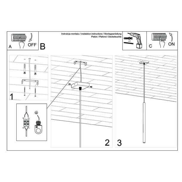 Lampe suspendue Noraaeen 1 bois