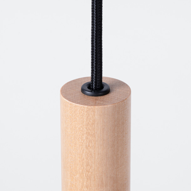 Lampe suspendue Noraaeen 3L bois