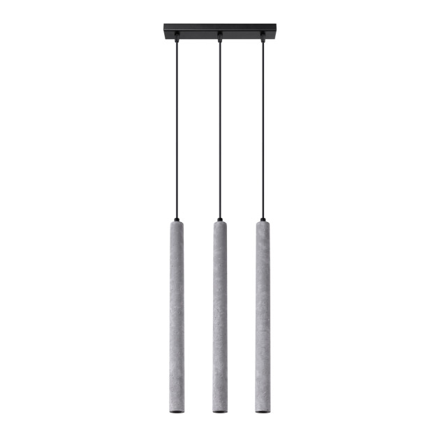 Lampe suspendue Noraaeen 3L béton