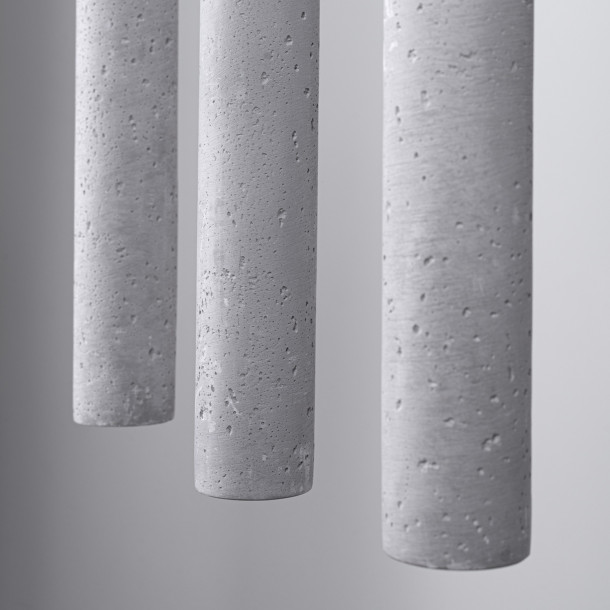 Lampe suspendue Noraaeen 3L béton